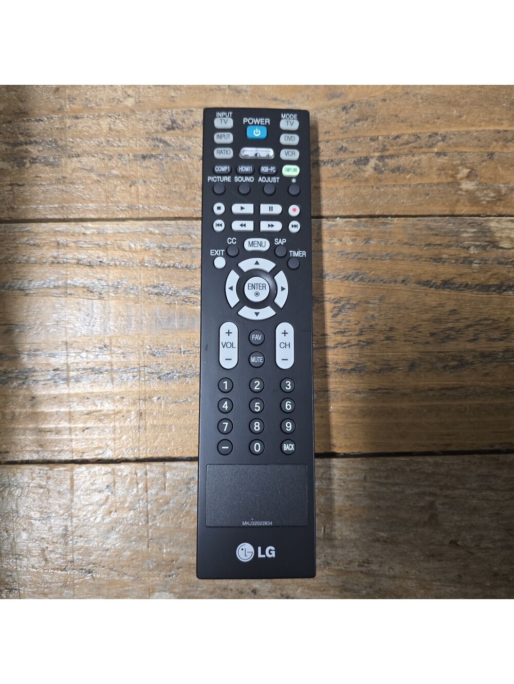 LG MKJ32022834 Original TV Remote 32LC4D, 42LC4D, 26LC7D, 42LC4DUA, 26LC7DCUK